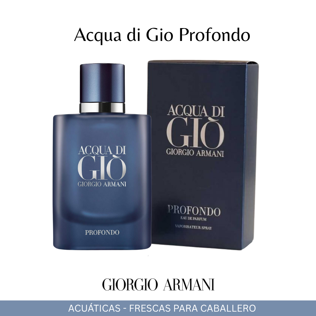 Acqua di Giò Profondo + Perfumero Gratis🎁
