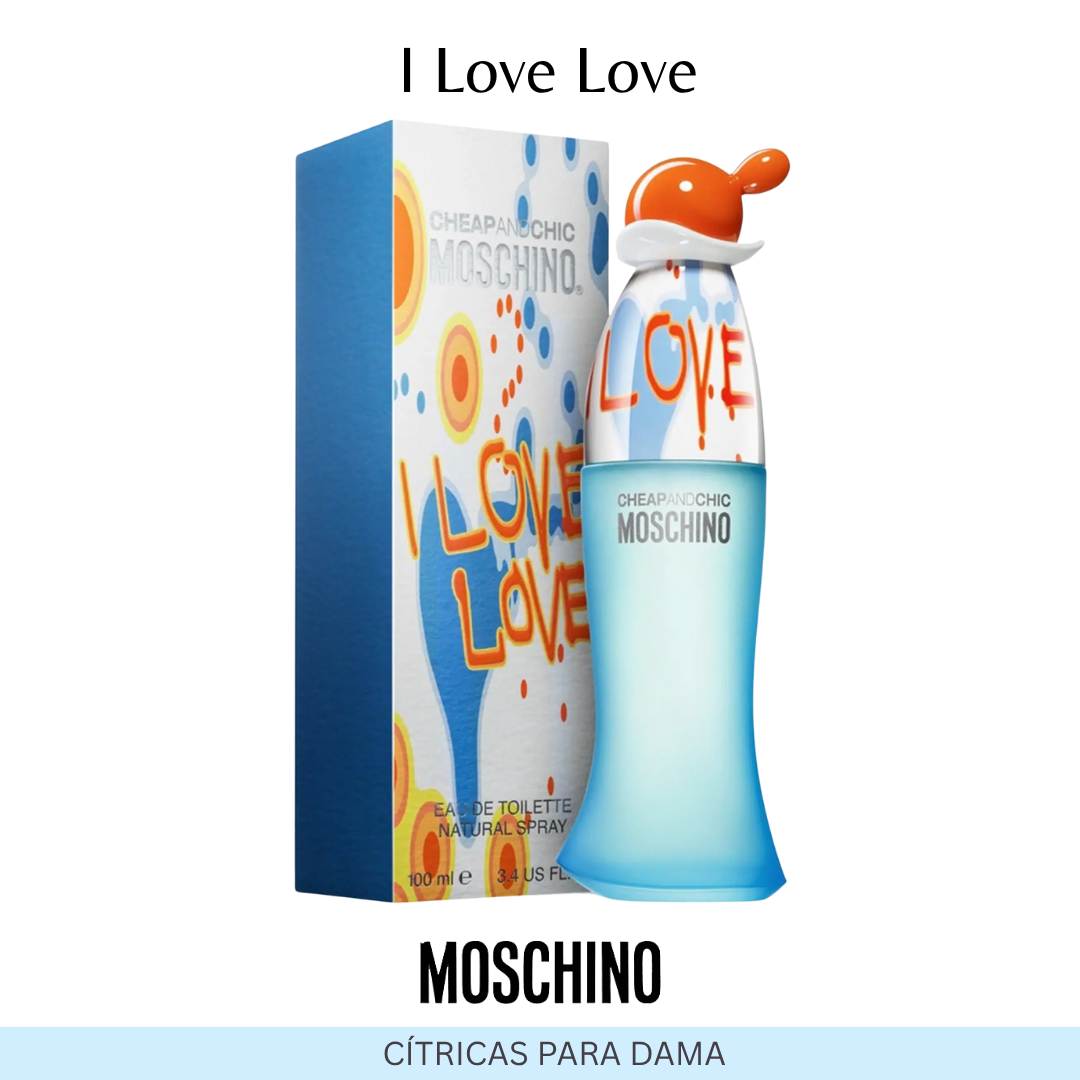 I Love Love de Moschino+ Perfumero Gratis🎁